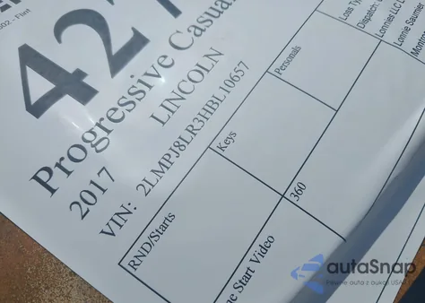 2017 Lincoln Mkx Reserve из США, поврежденный, VIN 2LMPJ8LR3HBL10657